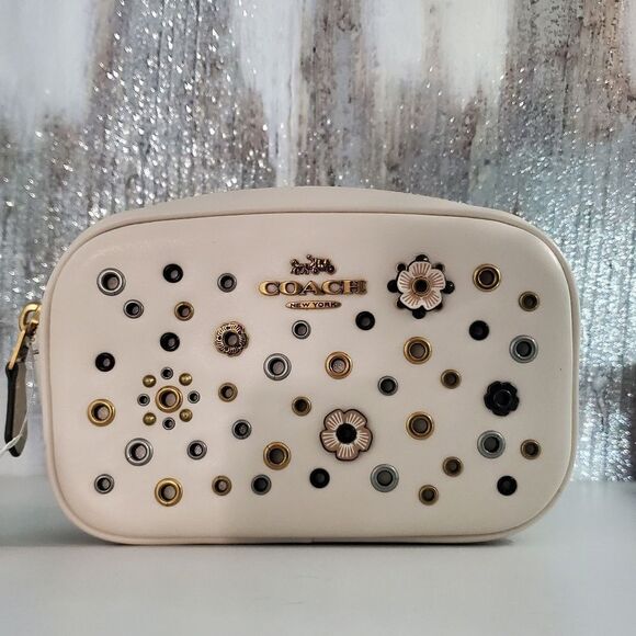 RETAIL Coach Tea Rose & Rivets Bum Bag - Picture 7 of 11